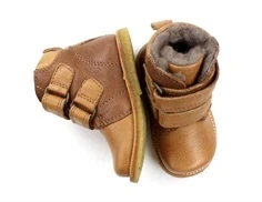 Bisgaard vinterstøvle Edis brandy med velcro og TEX